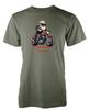 Bnwt Grumpy Tattooed Old Biker Motorbike Fun Novelty Unique TShirt Adult Kids
