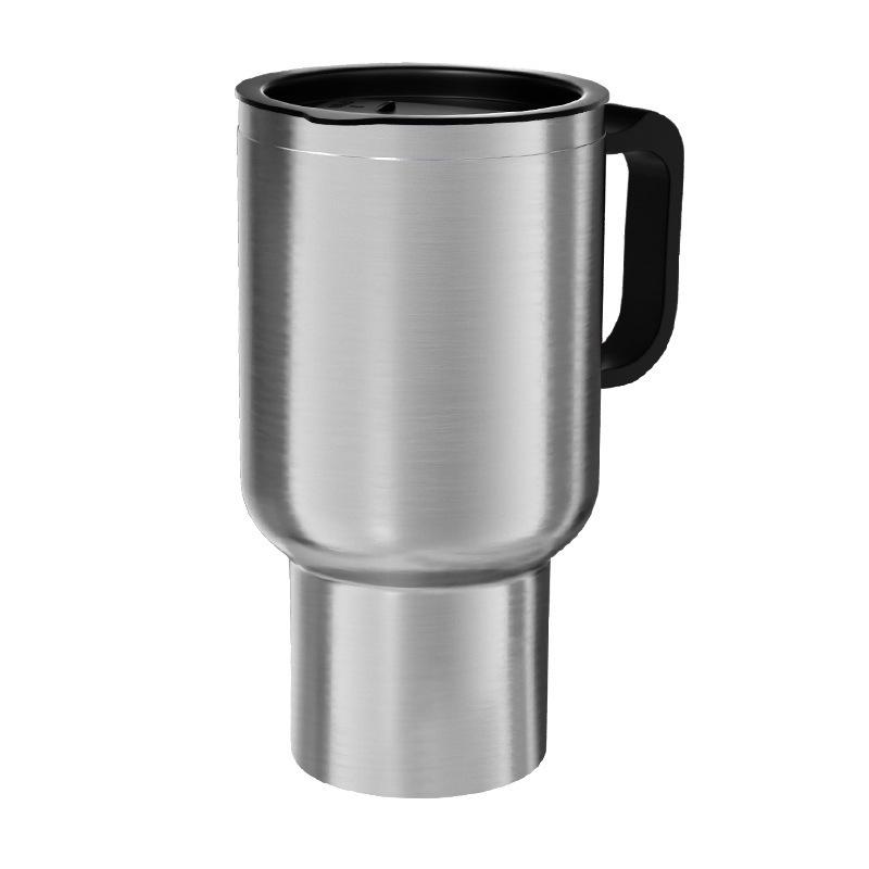 

Dual-Use Electric Heating and Insulation Cup with Stainless Steel Liner, Suitable for Home and Car, 12V/24V
