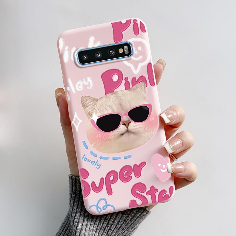 

Case For Samsung Galaxy S10 S 10 Plus S10E Fundas Stylish Painted Soft TPU Protection Back Cover For Samsung S10 S10+ Phone Case S10e