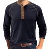 New Madden Men's Long Sleeve Raglan Bottomed Old Man's Shirt