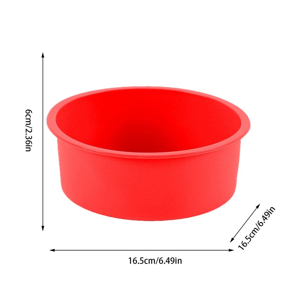 Round Non-Stick Silicone Baking Molds DIY Cake Moulds For Cheese Cake Chocolate Layer Cake Mousse Cake Dessert Baking Tools