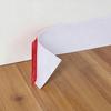 1pc 10cmX1m/2m/3meters Flexible Baseboard Molding Trim, Self Adhesive Rubber Wall Base. PVC for Walls Home Trim (White)