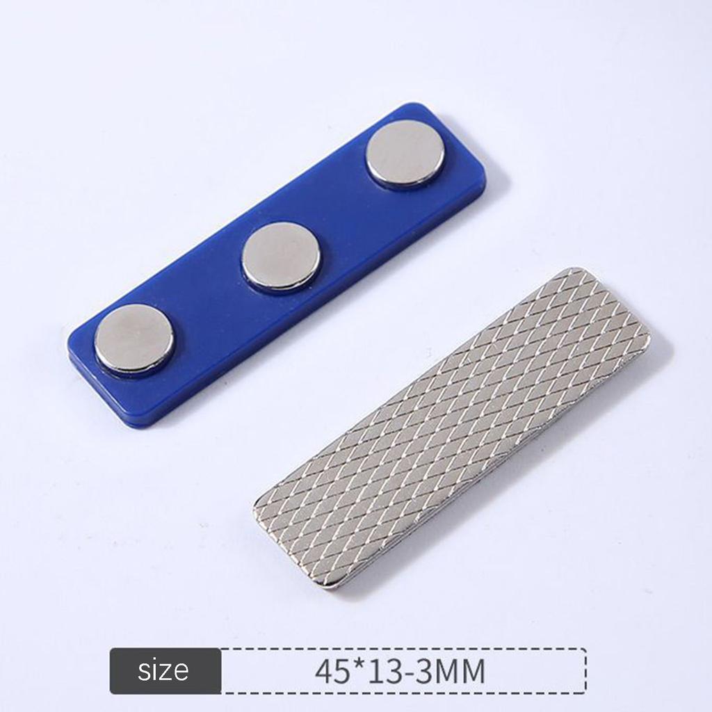 Metallabzeichen Starkes Magnetisches Abzeichen DIY Bekleidung Nähzubehör Nadel-freies Design Namensschild Magnete für Schule Büro Jacken Hemden