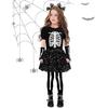 Halloween girl cos costume halloween glow skeleton clothes ghost festival demon reaper dress up