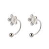 Cute 925 Sterling Silver Simple Little Flower Earrings Fashion Jewelry and Korean Earring Party Gift