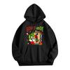 Women's Casual Comfortable Neck Hooded Long Sleeve Christmas Print Warm Sweatshirt