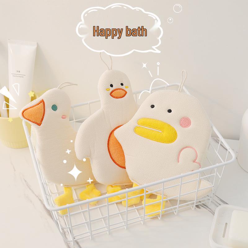 New Offer: Cartoon Back Scrubber & Bath Flower - Ladies' Exfoliating Duo