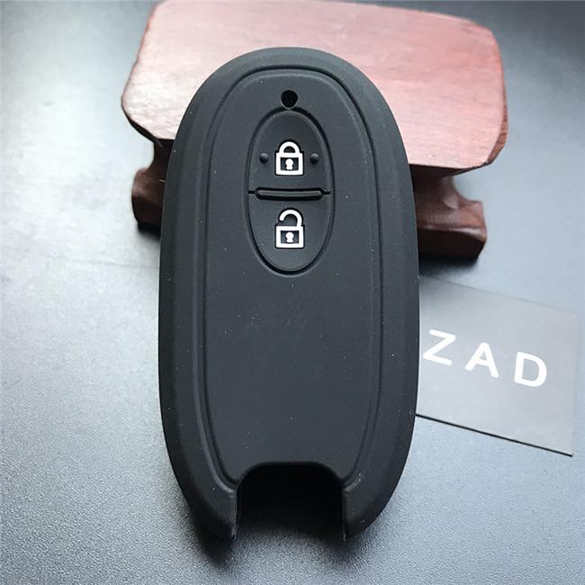 ZAD silicone rubber car key cover case skin protect keychain for   SUZUKI Swift Sport SX4 SCORSS grand vitara Wagon R stingray