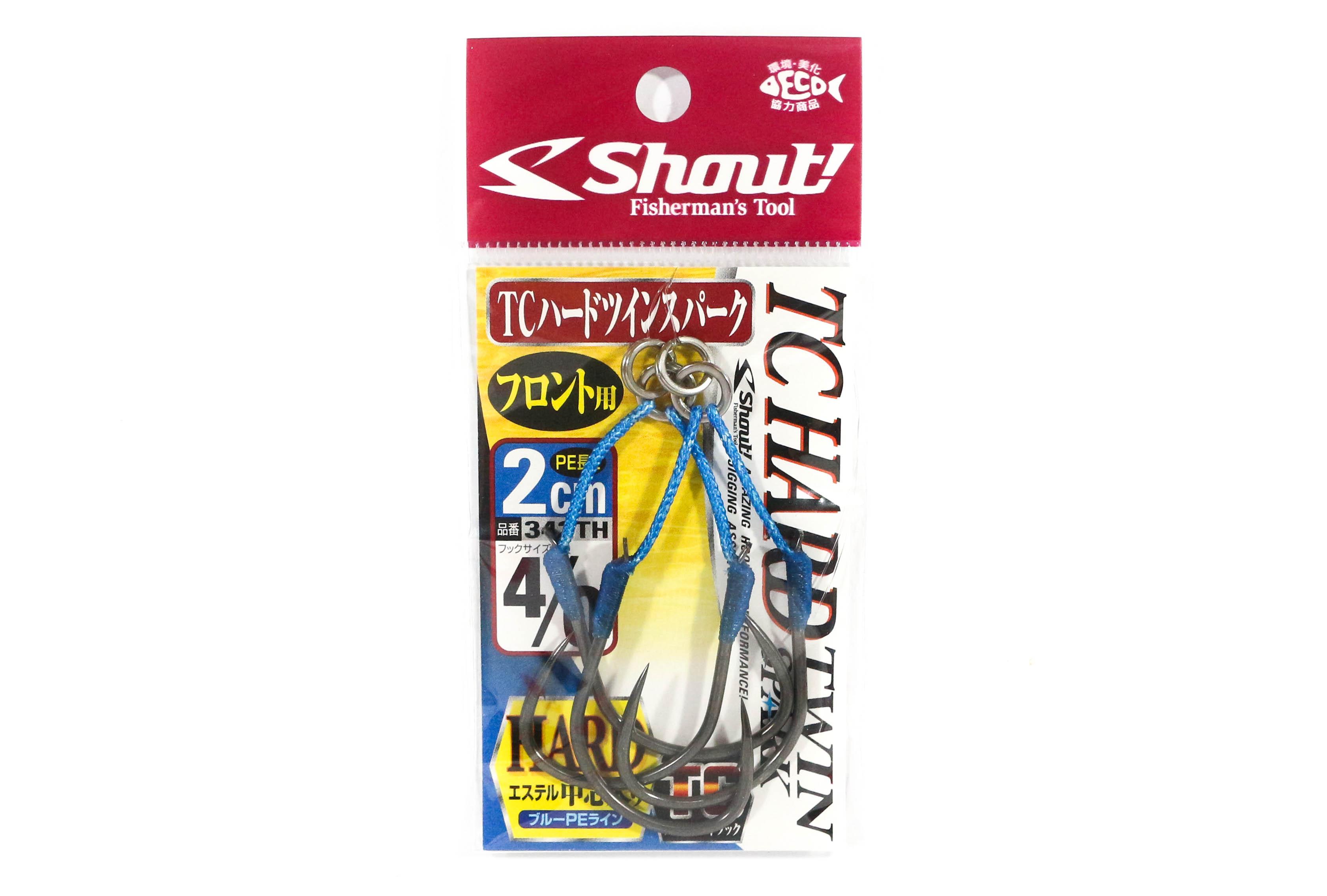 

Shout 342-TH TC Hard Twin Spark Assist Крючки 2 см Размер 4/0 (5616)