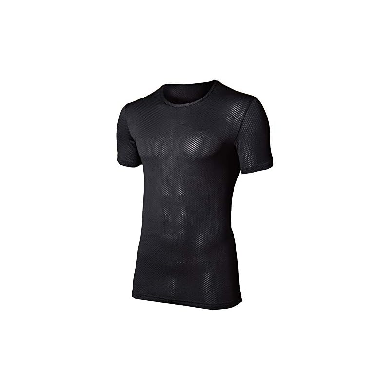 Otahuku Gloves All-Season Innerwear Short Sleeve Crew Neck 3D First Layer [Sweat-wicking, Quick-drying, Deodorizing, Mesh, Compression, Men's] JW-521