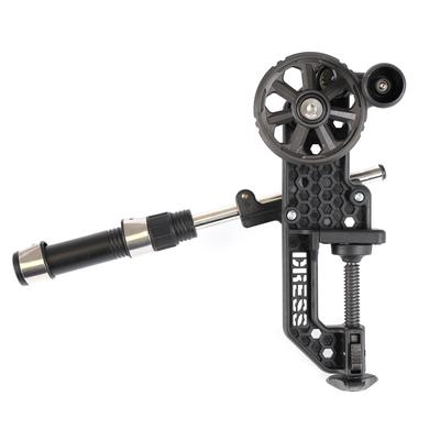 Maximum Winder EVO Fishing Line Winder High Speed Fishing Line Thread Winder Fishing Reel Spool Gear Beginner Easy Installation Black [DRESS]