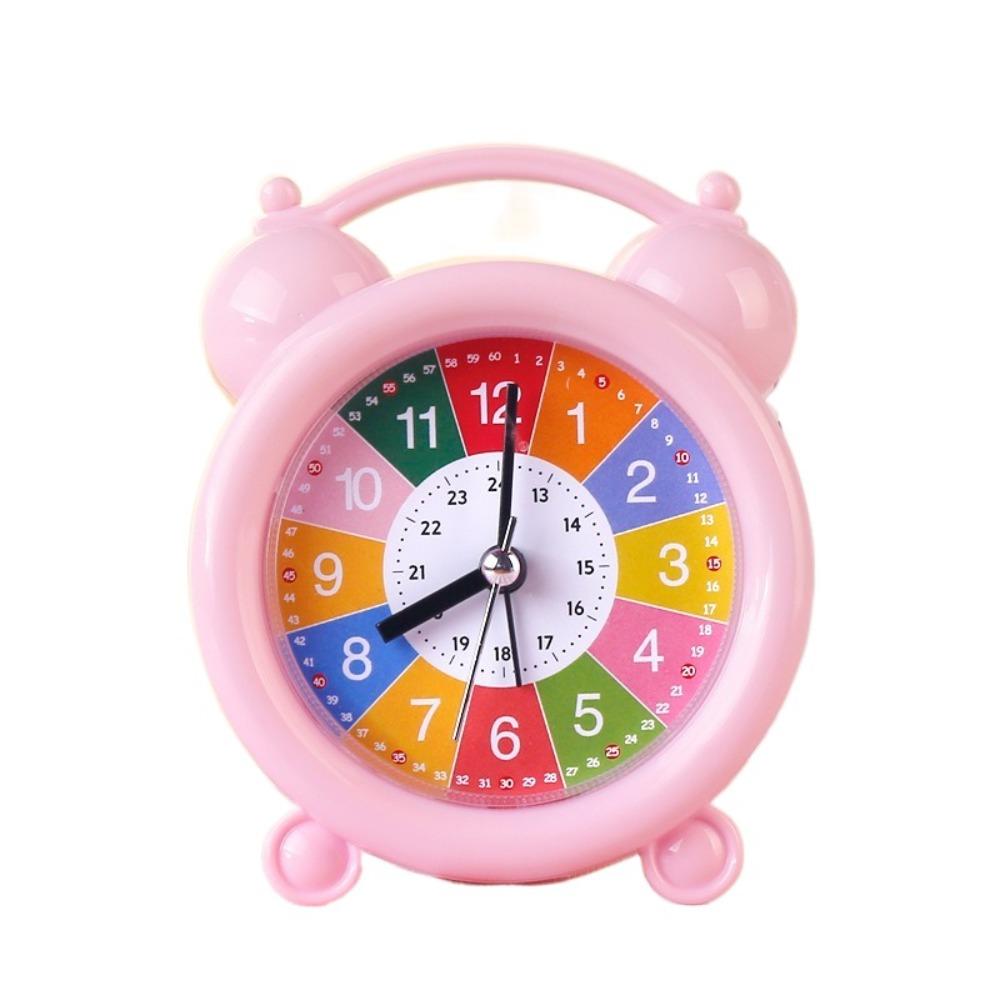 Early Education Children Desktop Clock Silent Table Alarm Clock  Bedroom Bedside