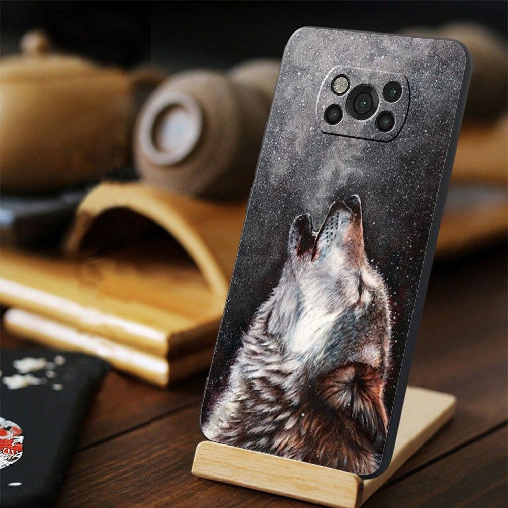 Beast Lion Wolf Print Celulares Fundas For Xiaomi POCO 11T 10T F3 MI 11 Lite F4 GT X3 NFC M4 Pro 5G 9T M3 X4