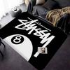 Black And White No Ball Door Mat Washable Non-Slip Living Room Sofa Chairs Area Mat Kitchen Doormat Area Rug