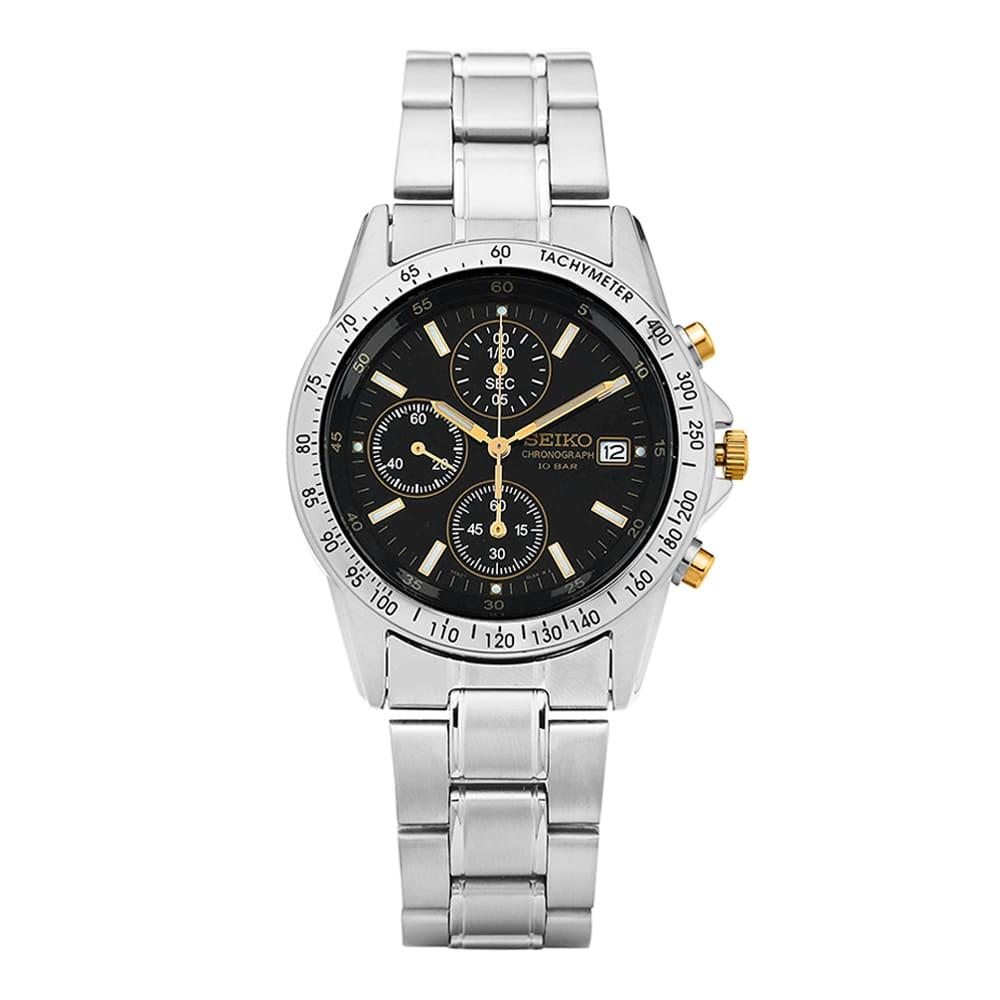 

Seiko Sbtq043 Spirit Chronograph Tachymeter Мужские металлические часы SBTQ043