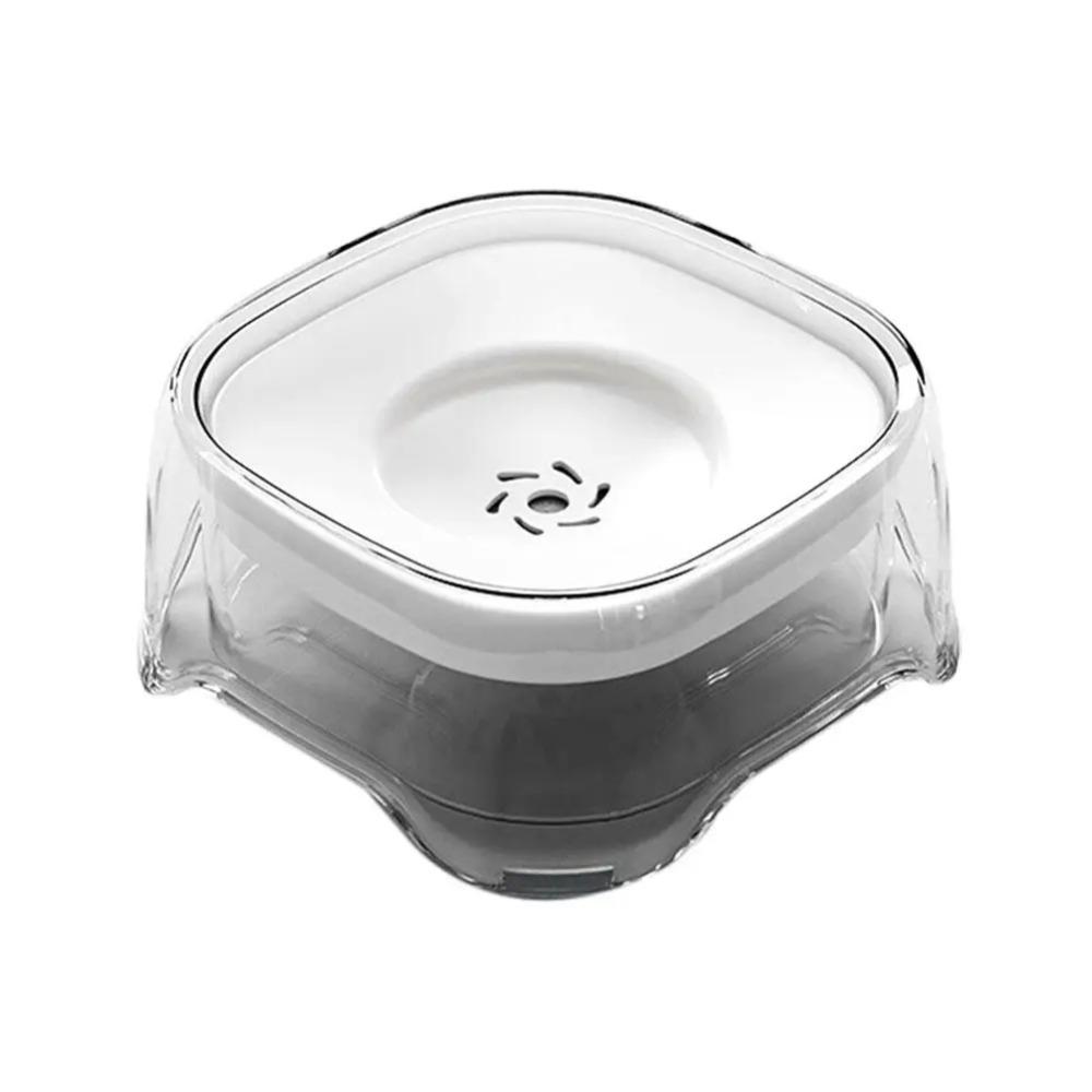 Large Capacity 2000ml Pet Floating Bowl Floating Filter Dry-Chin Technology Pet Water Feeder Detachable Transparent Design