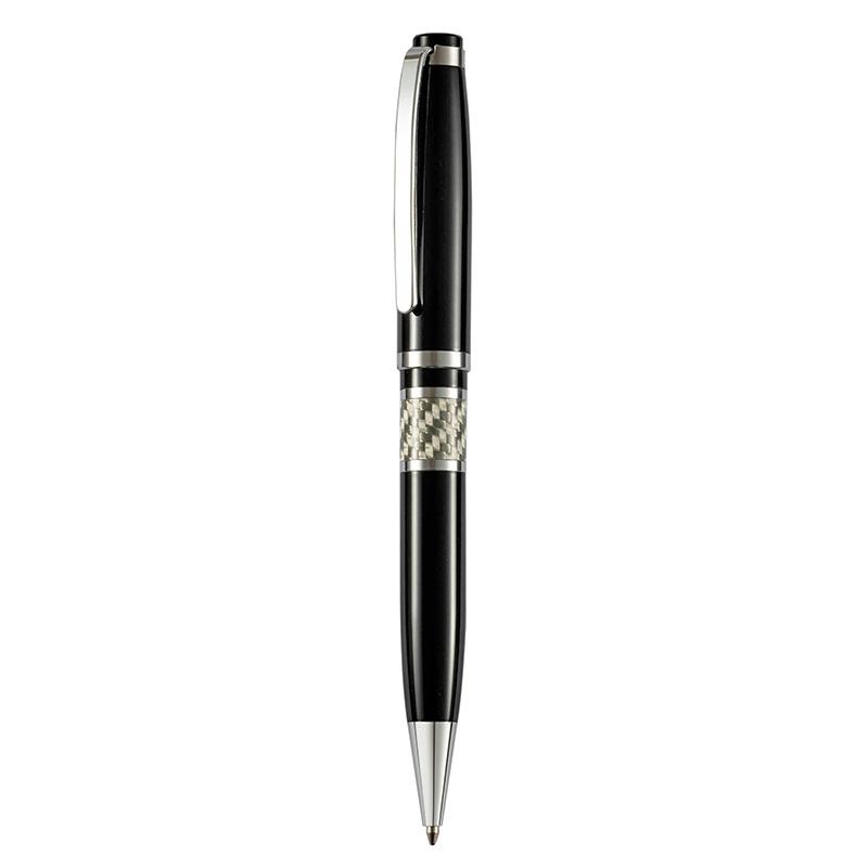High-End Custom Logo Carbon Fiber Metal Ballpoint Pen Professional ODM Bulk Executive Signature Sports Body Type for
