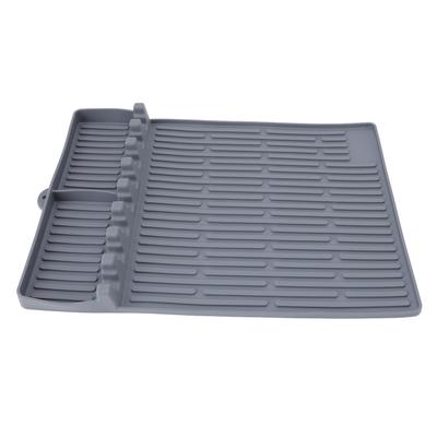 Silikon Grillmatte Hitzebeständige Spatelmatte Seitenablagematte Grillunterlage für Outdoor-Grill Küche