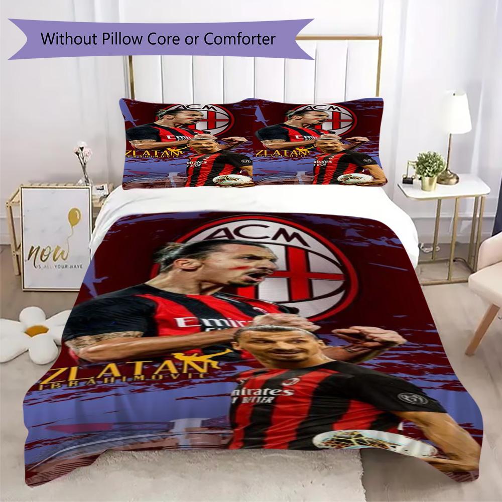 Former Associazione Calcio Milan athlete Zlatan Ibrahimović Home Decoration Soft Bedding Down Pillowcase Duvet Cover (without core) 1