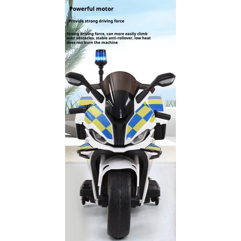 Çocuk Elektrikli Motosiklet Çift Sürücülü Çocuk Arabası Uzaktan Kumandalı Bluetooth Müzik LED Işık, Erken çocukluk eğitimi fonksiyonu