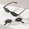 Non-polarized 2PCS Retro Classic Small Frame Oval Sunglasses Women/Men Sun Glasses