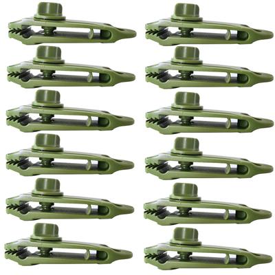 DanYun Tent Clips for 12 Tarp Easy To Screw Lock Outdoor Clip Tent Clamp Camping, Pieces, Clips, Plastic, Windproof, Strong, Install, Type, Outdoor,