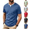 Camiseta Masculina de Manga Curta Secagem Rápida para Esportes ao Ar Livre, Absorvente, Caimento Solto Respirável Camiseta de Verão