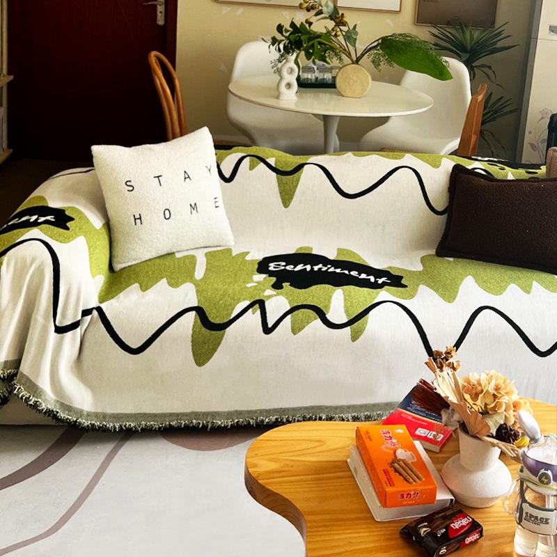 2025 New Sofa Towel Chenier Anti-cat Scratch Cover All-inclusive High-end Cover Blanket Universal Leather Sofa Cover
