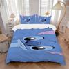 Alien Water Printed 3pcs Bedding Set Soft Microfiber 1 Duvet Cover And 2 Pillowcases Home Bedroom Decor Xmas Gift K1958