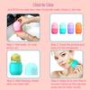 Facial Ice Roller Mold Holder 100ml Silicone, Reusable, Brighten & Tighten