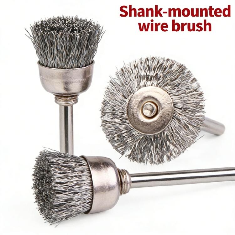 Durability Copper Steel Wire Wheel 2.35mm Round Shank For Effective Metal Surfaces Preparation And Finishing Work