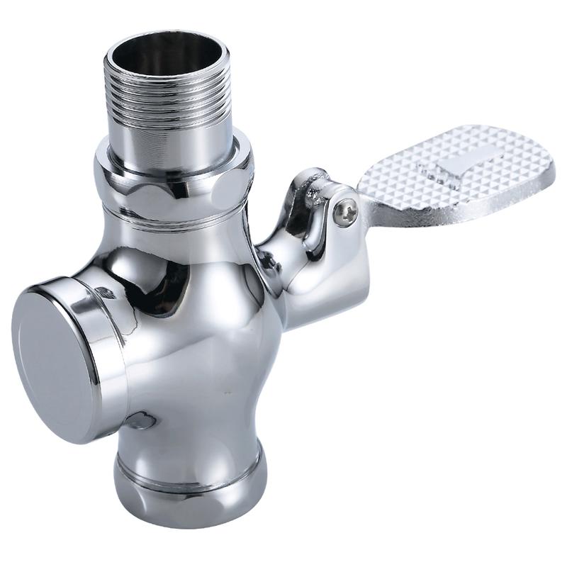 XMSJ All-Copper Foot Pedal Squat Toilet Flush Valve