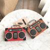 New Messenger Bag Personalized Radio Small Box Bag Shoulder Bag Korean Version Tape Recorder Box Bag Women's Bag