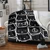 1pc Cat Face Blanket Warm, Cozy, And Soft, Suitable for Sofas, Beds, Cars, And Office Use.Perfect for Camping And Travel, Making It a Great Gift for A