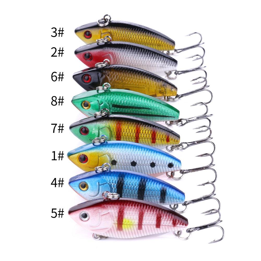 1pc Hengjia Small VIB Bait Plastic Fishing Lure 6.4g/5cm Lifelike Pike Lure