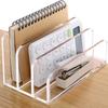 3 Slot Mail Organizer For Office Letter Holder Desk Accessories 3-Slot Organizer Easy Access Shatter-Resistant Material