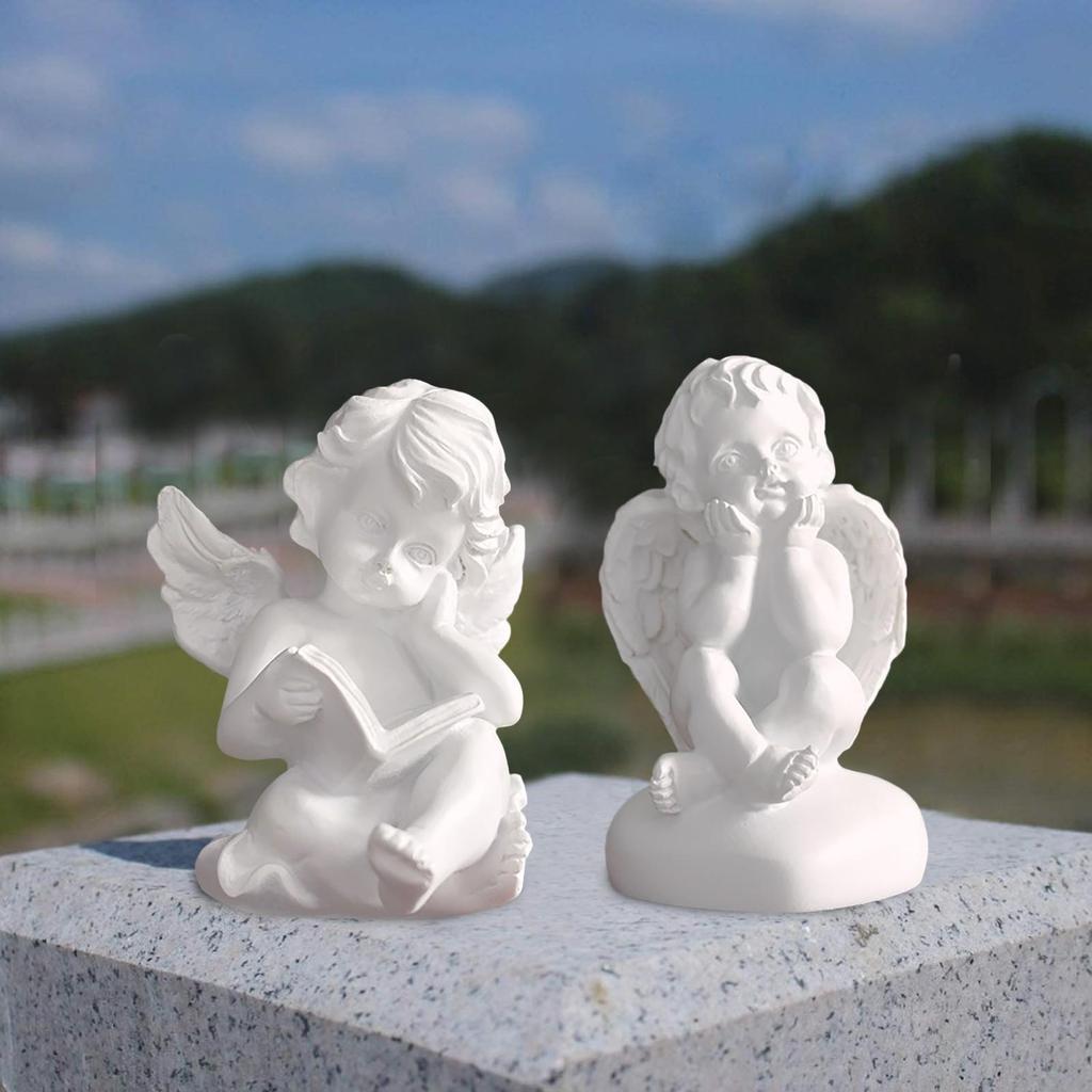 Praying Cherub Adorable Cherubs Angels Statues Figurine Indoor Outdoor Home