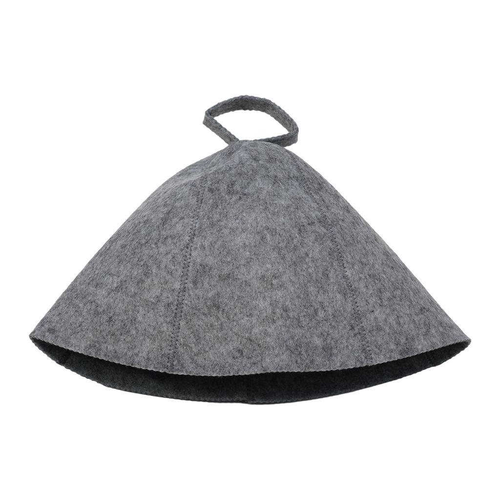 Wool Cap Sauna Hat Foldable Porosity Protection Shower Soft Solid Spa Bath With Hanging Loop 1pcs 27.6*9.1inches