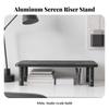 Desktop Monitor Riser Ergonomic for Study Area, Compact Computer Setup