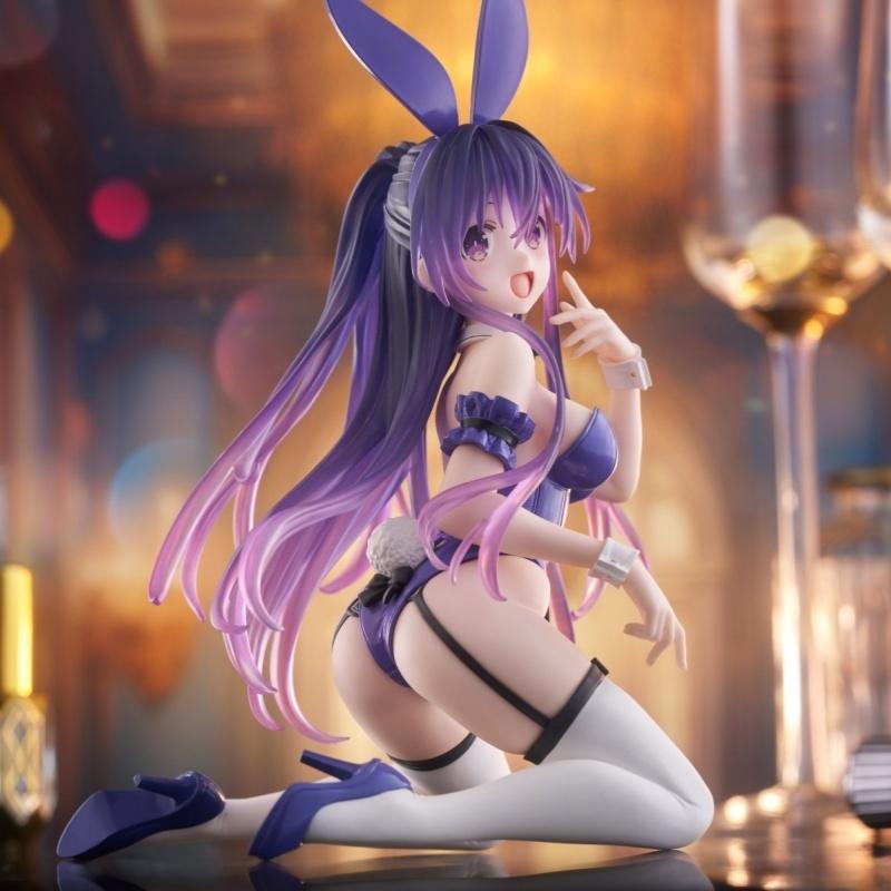 15CM Anime DATE A LIVE Yatogami Tohka Figure Bunny Girl Kneeling Posture Action Figure PVC Model Toys Doll Collection Decoration