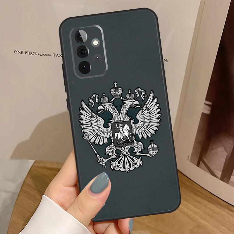 Russian Flag Case For Samsung Galaxy A15 A16 A17 A26 A36 A56 A55 A35 A52 A32 A12 A53 A33 A13 A14 A34 A54