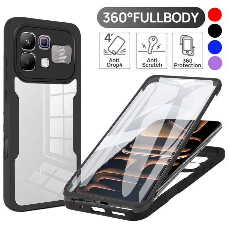 Full Body Protection Shockproof Case for Infinix Note 60 Pro 5G Protective Cover Screen Protector Fundas Coque