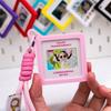 Blank Photo Frame Keychain Candy-Colored Photo Frame Keyring Insert Photo Split Key Pendant Diy Key Holder