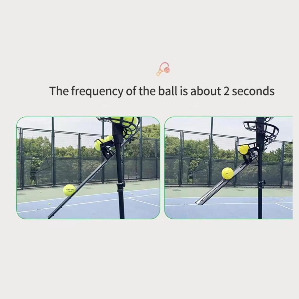Pickleball Machine Ball Thrower,Training Equipment,Portable,for Beginners Launch Automatic
