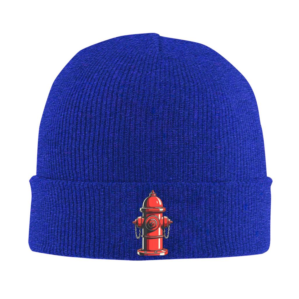 Unisex Fire Hydrant Shirt Kids Adult Men Women Fire Beanie Hats Funny Knitting Hat Autumn Winter Kpop Caps Head Wrap Bonnet Hats