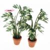 S-1 Pc 1/12 Dollhouse Simulation Monstera Green Plant Potted Dollhouse Home Decoration Micro Landscape Garden Bonsai Model