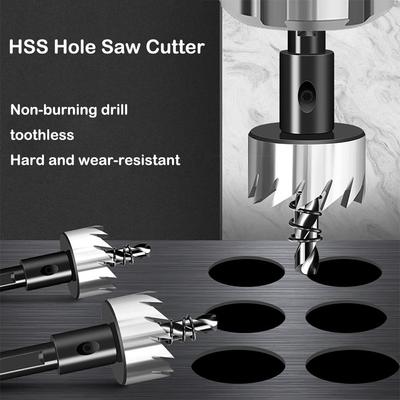 Serra Copo Cortadora Broca para Granito Tijolo Broca de Núcleo de Diamante Broca de Núcleo de Metal Broca HSS Abridor de Aço Inoxidável