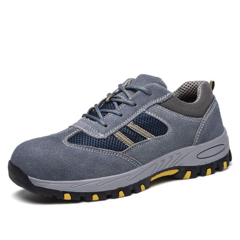 

Breathable Steel Toe Summer Work Shoes: Lightweight, Anti-Smash, Anti-Puncture, Slip-Resistant, Wear-Resistant, Odor-Free Mesh Design