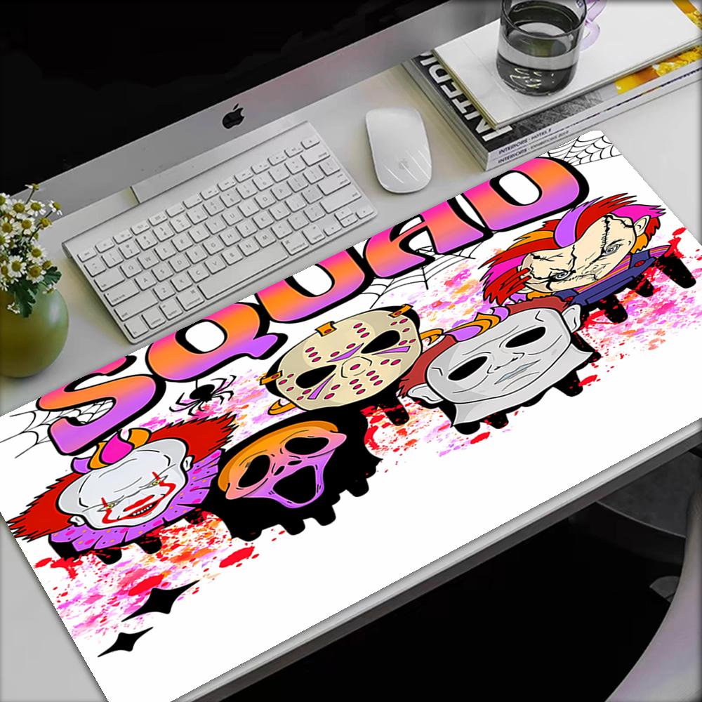 Halloween horror Theme Mouse Pad, Non Slip Rubber Base, Multifunctional Office & Home Decor, Perfect for Workspace Personalization.