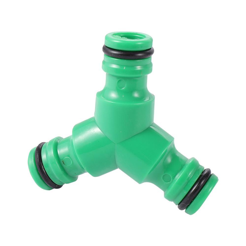 10 Pcs 16mm Garden Irrigation Quick Connector Y Type 3 Way Garden Hose Connector Garden Hose Splitter Fast Repair Coupling